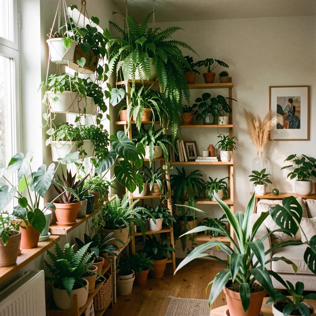 Completed vertical garden installation showcase